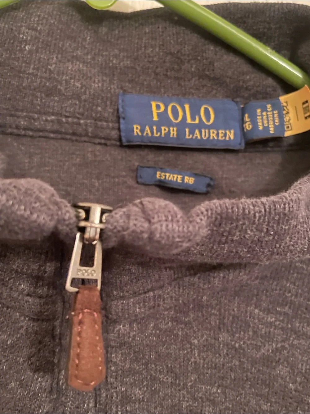 Polo by Ralph Lauren Navy Quarter-Zip Men's Sweater